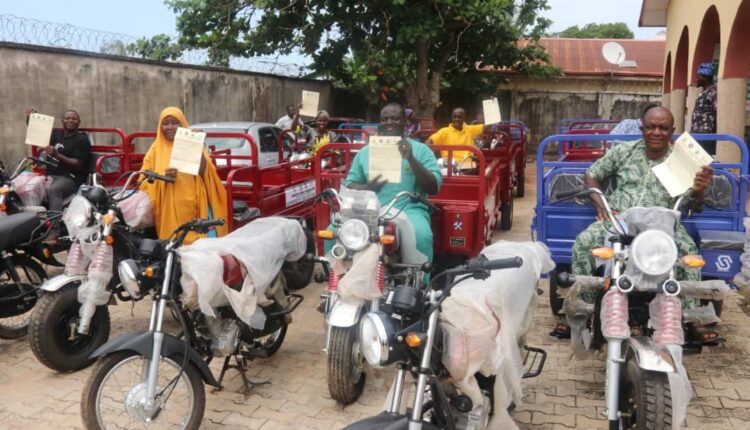 VCDP distributes tricycles to rural farmers in Kogi