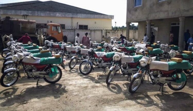 Lawmaker empowers constituents with motorcycles to navigate economic hardship