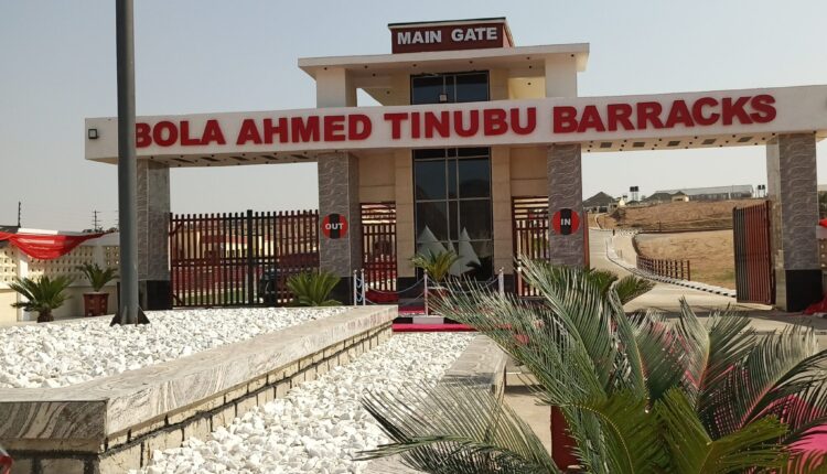 Tinubu Commissions New Army Barracks in Abuja, Pledges Improved Welfare for Troops