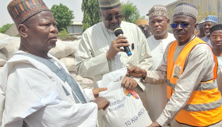 Dangote Foundation donates 25, 000 bags of rice to Gombe