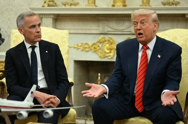 Trump Jokes ‘Never Say Never’ as Canada’s PM Carney Rejects 51st State Talk