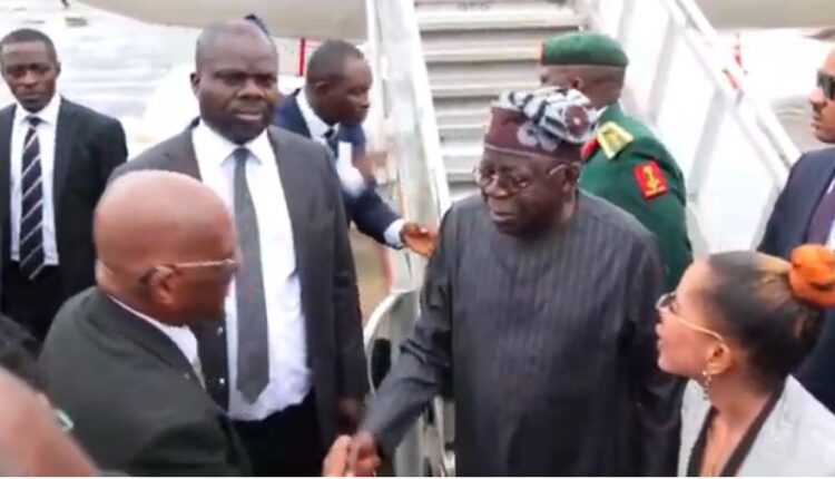 Tinubu Arrives in Saint Lucia, Begins Diplomatic Tour of Caribbean, South America