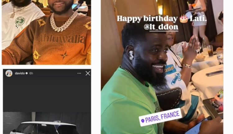 Davido Surprises Longtime PA Lati with Range Rover for Birthday
