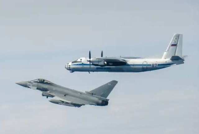 RAF Typhoons Intercept 15 Russian Aircraft Near NATO Airspace in Six Days