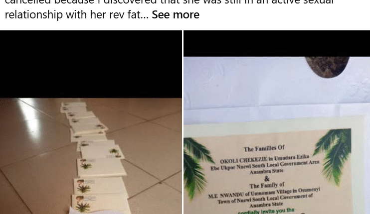 Nigerian Man Cancels Wedding Over Fiancée’s Alleged Affair With Catholic Priest