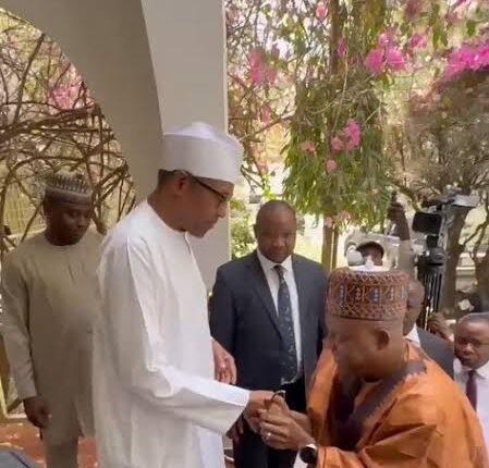 VP Shettima Pays Private Visit to Buhari in London