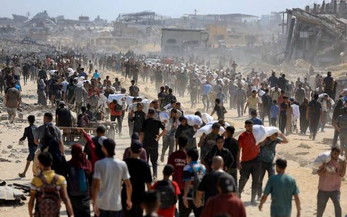 73 Palestinians Killed Seeking Aid as Israeli Fire Hits Crowds in Gaza