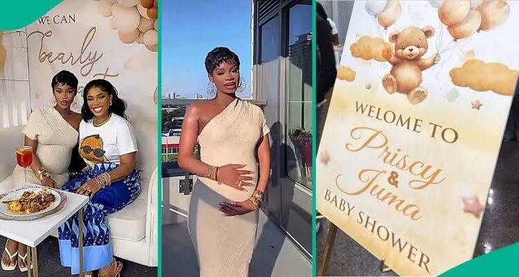 Iyabo Ojo Hosts Colourful Baby Shower for Daughter Priscilla in Canada