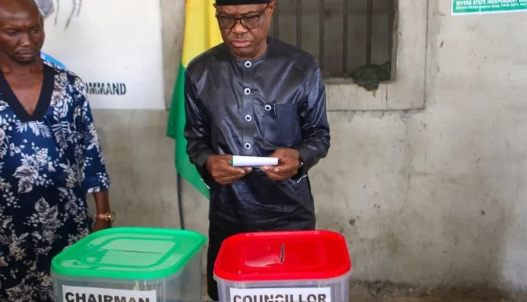 Wike Hails Rivers LG Polls, Commends Tinubu for Upholding Constitution