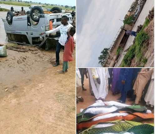 Tragedy in Taraba: Passengers Feared Dead as Bus Plunges Into River From Collapsed Bridge