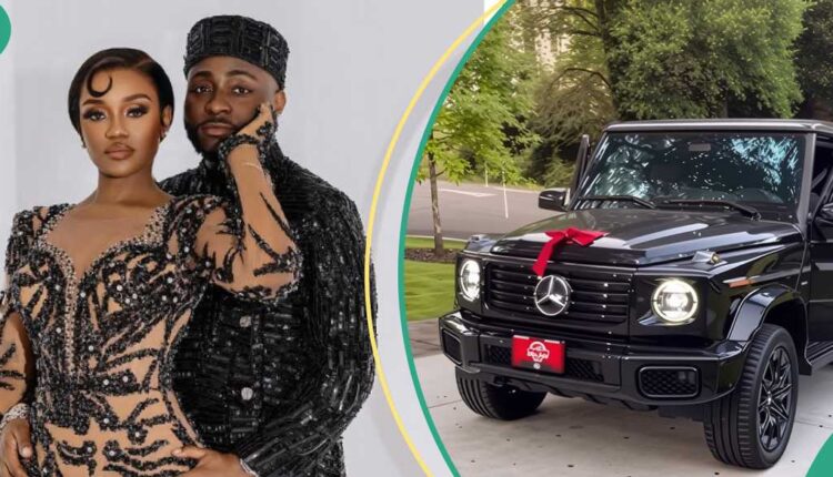 Davido Surprises Wife Chioma with 2025 Mercedes-Benz G-Wagon