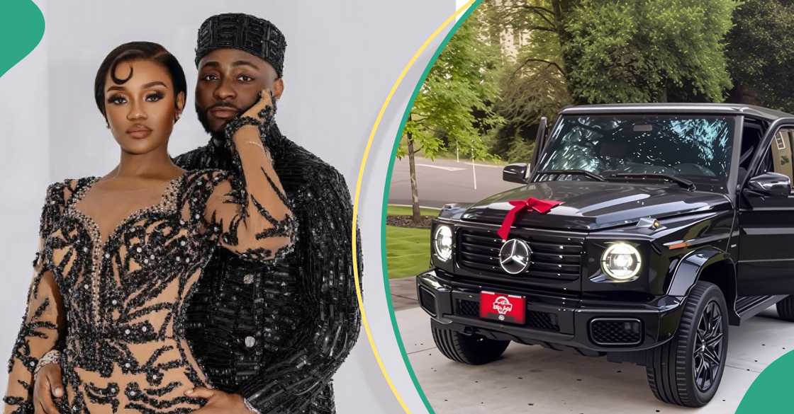 Davido Surprises Wife Chioma with 2025 Mercedes-Benz G-Wagon