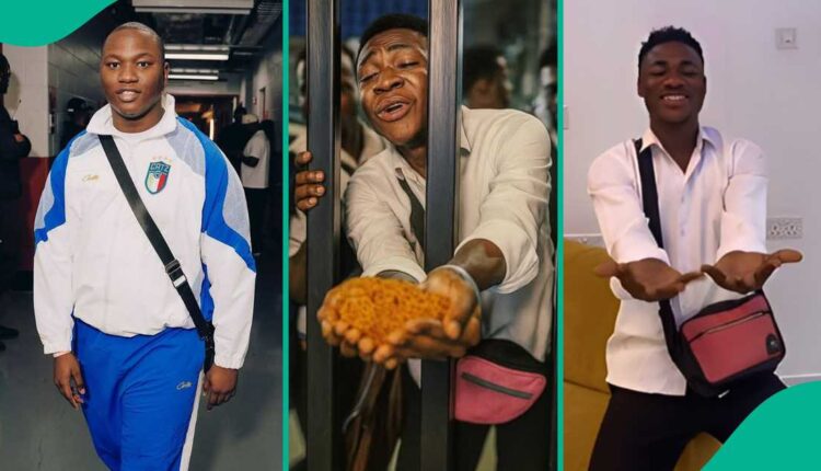 Viral Man Who Collected Jollof With Bare Hands Receives Help From Talent Manager Onlyonekesh