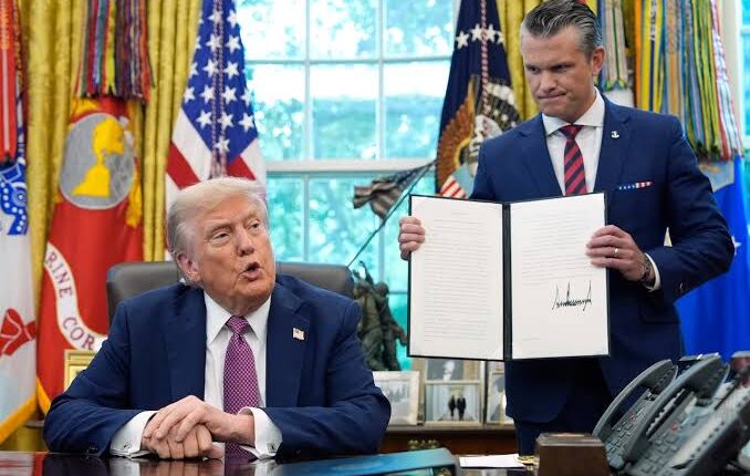 Trump Moves to Rename Pentagon: 'Department of War' to Replace 'Defense'