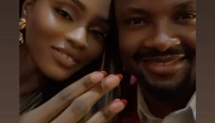 BBNaija’s Cross Okonkwo proposes to girlfriend Chinonso in romantic 
