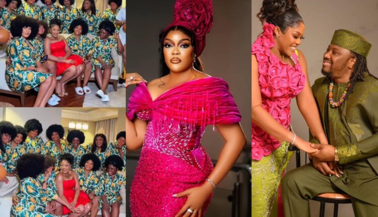 Actresses Empress Njamah, Nuella Njubigbo, Anita Joseph, others honour Eve Esin at bridal shower ahead of her wedding to Ghanaian fiancé 