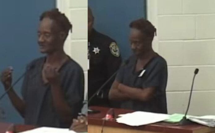 Homeless woman pleads with judge to let her remain in jail after release 