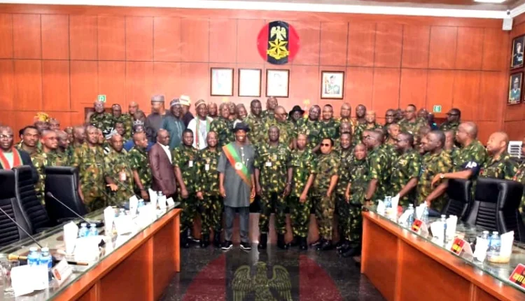 COAS hosts course mates, seeks collective efforts to secure Nigeria