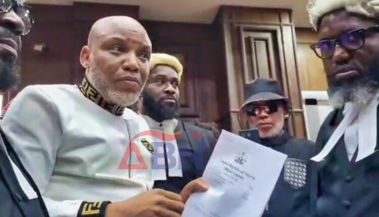 IPOB Faults Court Ruling on Nnamdi Kanu, Demands Legal Basis and Plans Further Action