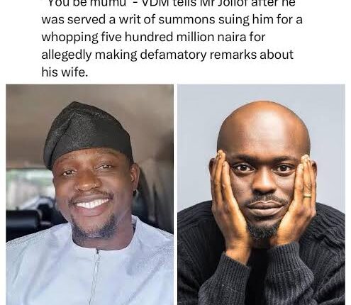 VDM, Mr Jollof Clash Mid-Flight as Activist Displays Injury from Altercation