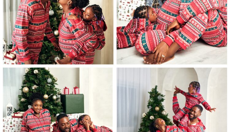 Simi flaunts baby bump in festive Christmas family photos