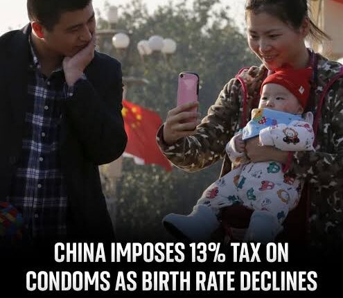 China to Impose Tax on Condoms as Birth Rate Continues to Decline