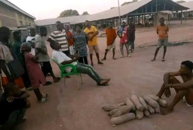 Suspected Yam Thief Arrested at Zaki-Biam Market in Benue