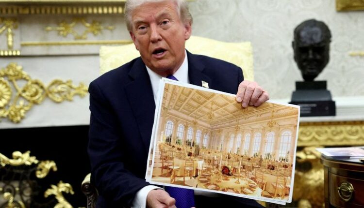 Preservation group sues Trump over proposed White House ballroom