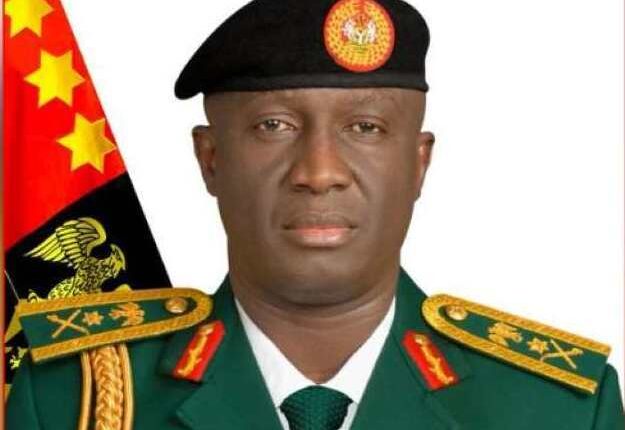 The Chief of Army Staff (COAS), Lt.-Gen. Waidi Shaibu