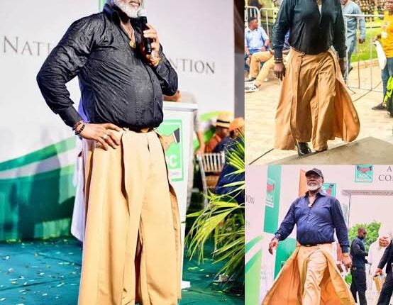 Dino Melaye Responds to Outfit Criticism at ADC Convention, Declares “In God I Trust”