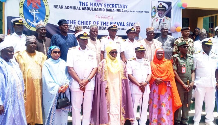 Navy boss inaugurates classrooms, toilets in Adamawa community