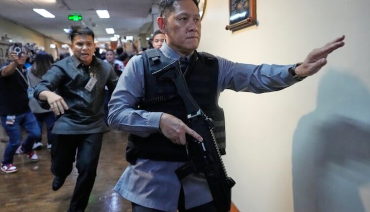 Gunfire Erupts at Philippine Senate During Attempt to Arrest Ex-Police Chief