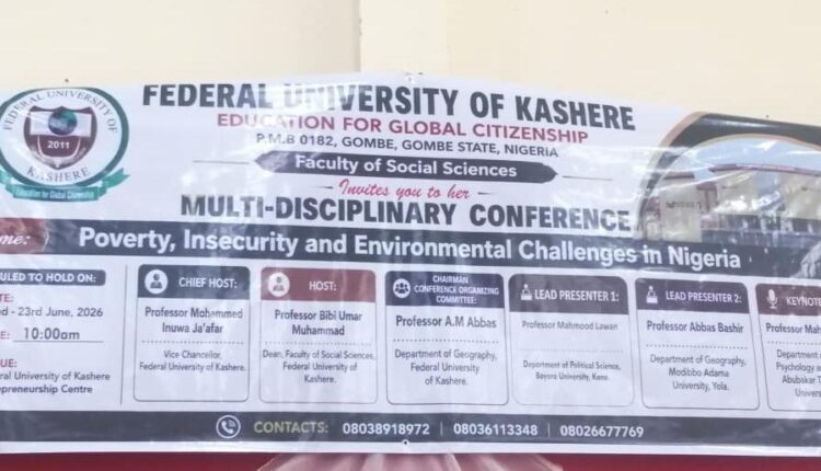 FUK Faculty holds conference to advance sustainable development in Nigeria