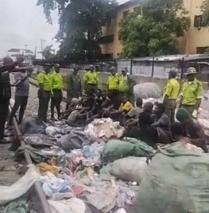 Lagos Arrests Over 15 Suspects for Allegedly Reselling Used Disposable Plates, Plastics to Food Vendors