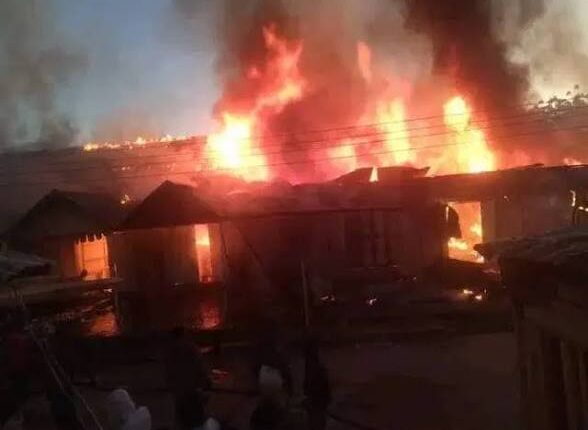 Midnight Fire Guts About 50 Shops at Ibadan Market